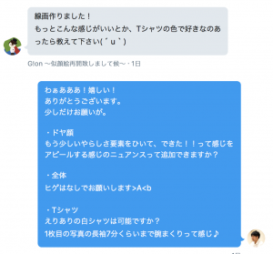 Twitterのやりとり