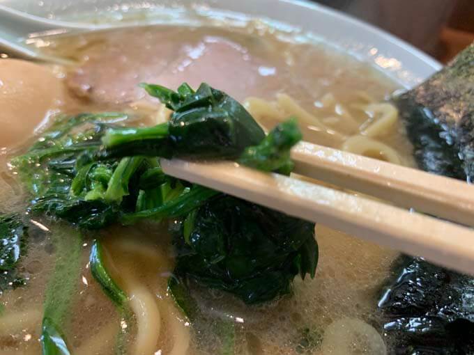 シャキシャキのほうれん草