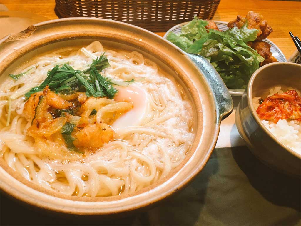 ぼくの地元氷見市海津屋の氷見うどん