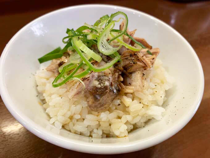 平日限定のチャーシューごはん 250円