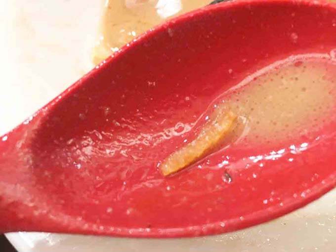 細かいゆず皮が良い隠し味
