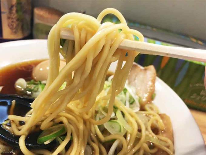中太のストレート麺