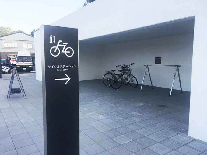 駐輪場も完備