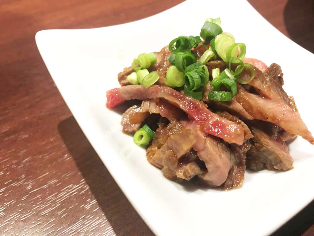 前菜のきざみローストビーフ
