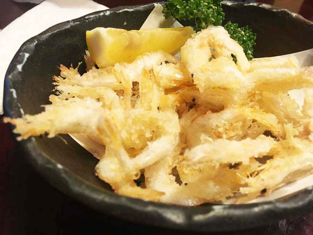 白えびの天ぷら