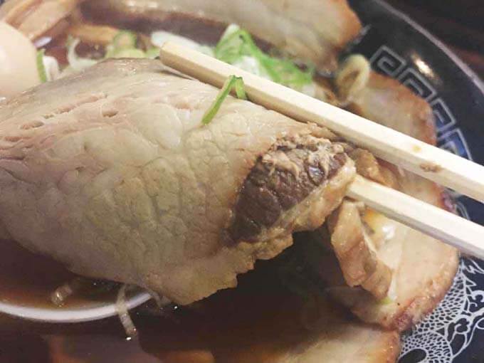 黒豚チャーシューに感動