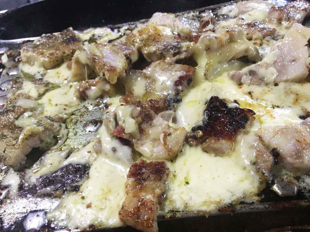 〆のチーズトッピング