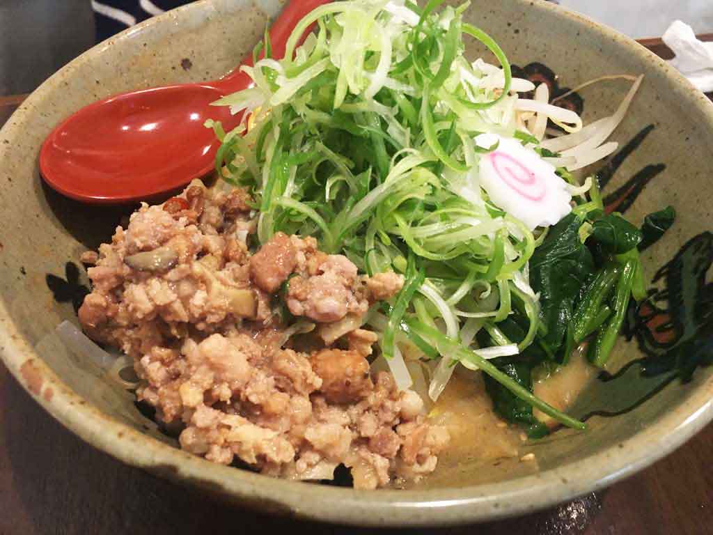 『麺家竜馬』の油そば 720円