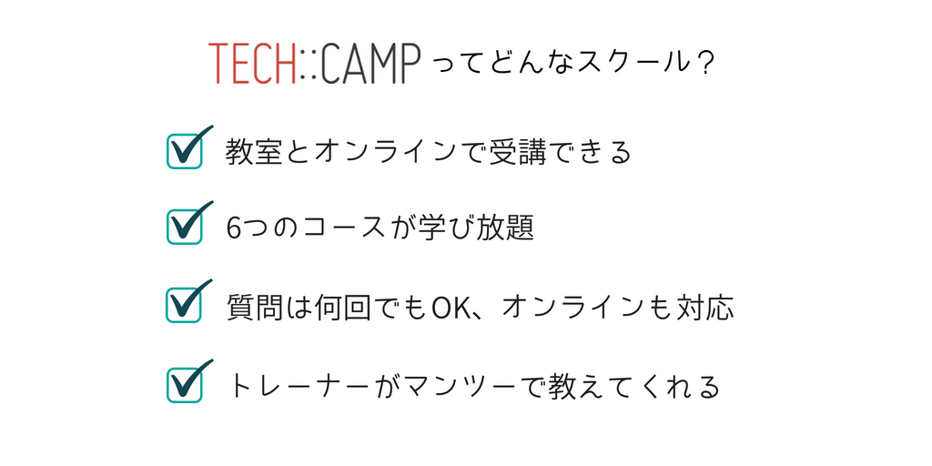 TECHCAMPってどんなスクールなの?