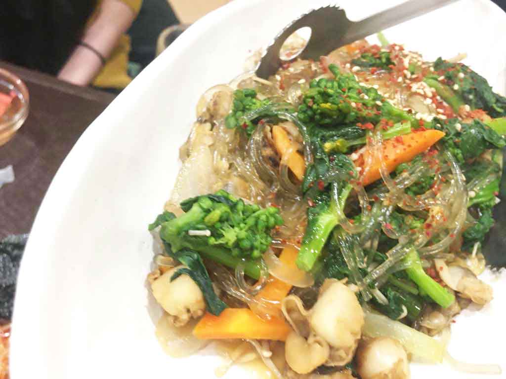 パスタ風な味付けのチャプチェ