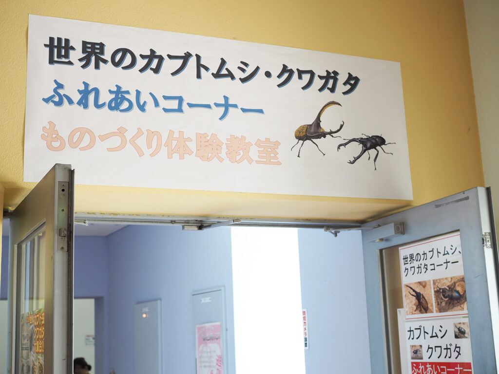 世界のカブトムシ・クワガタふれあいコーナーはこちら