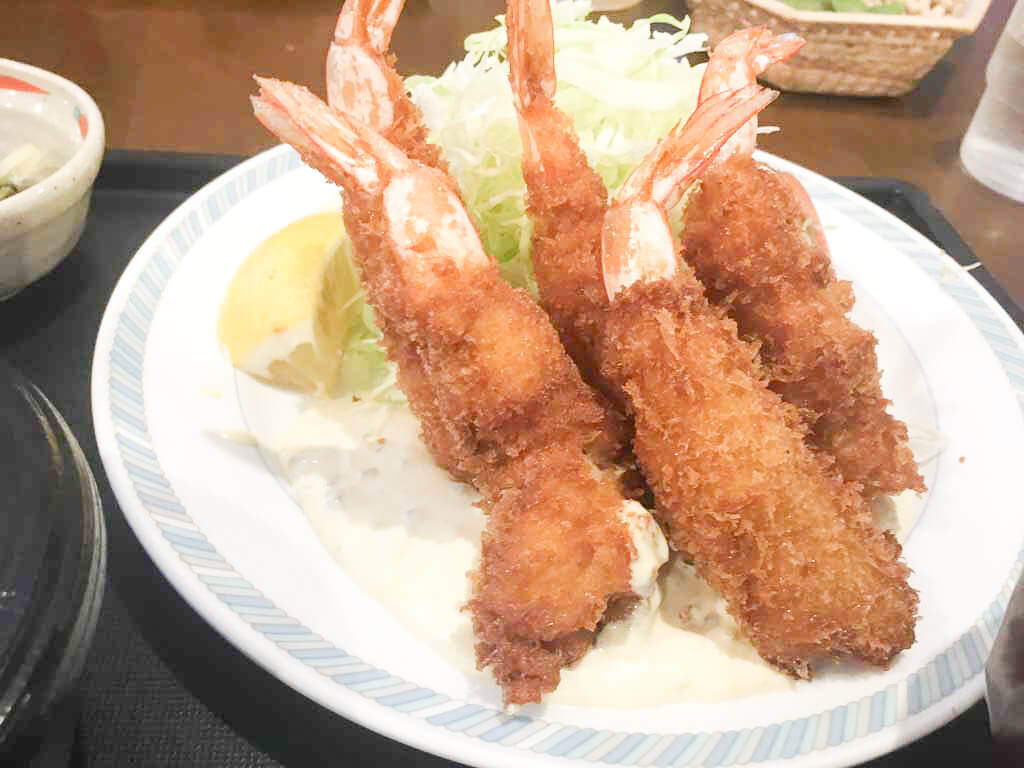エビフライ定食 1,300円