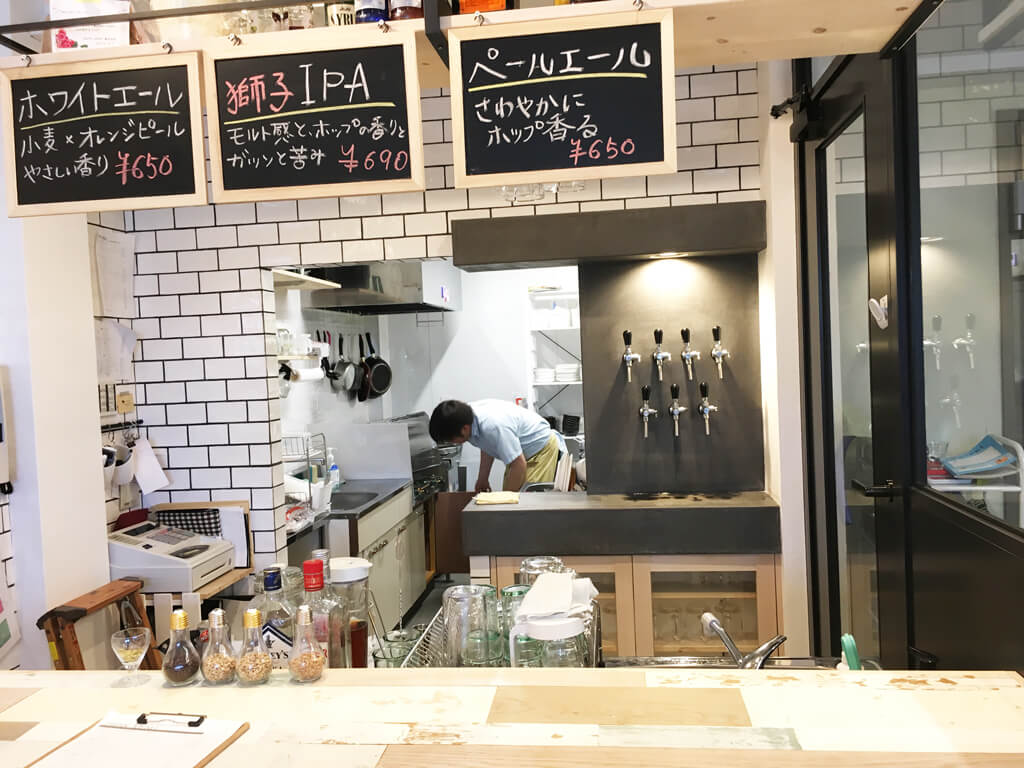 BREWMINの店内