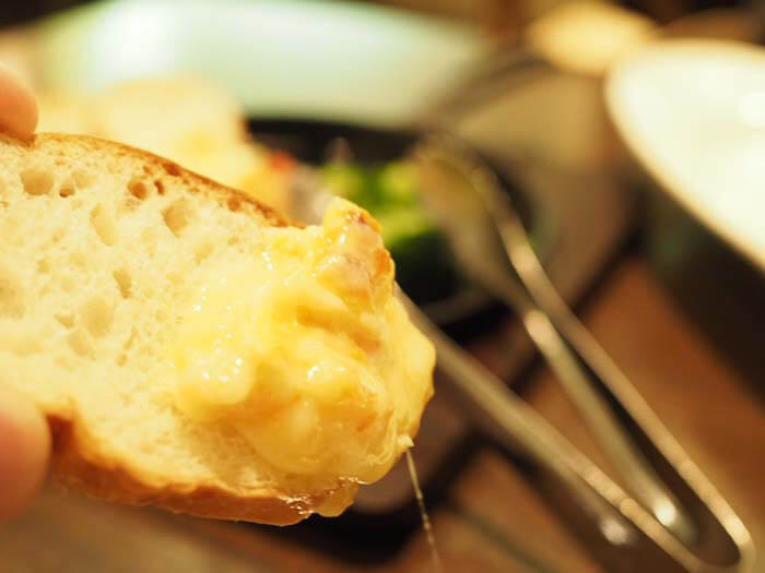 ラクレットチーズとブレット