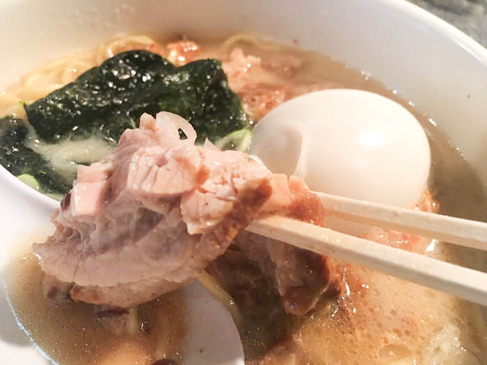 とんしおラーメンのチャーシュー