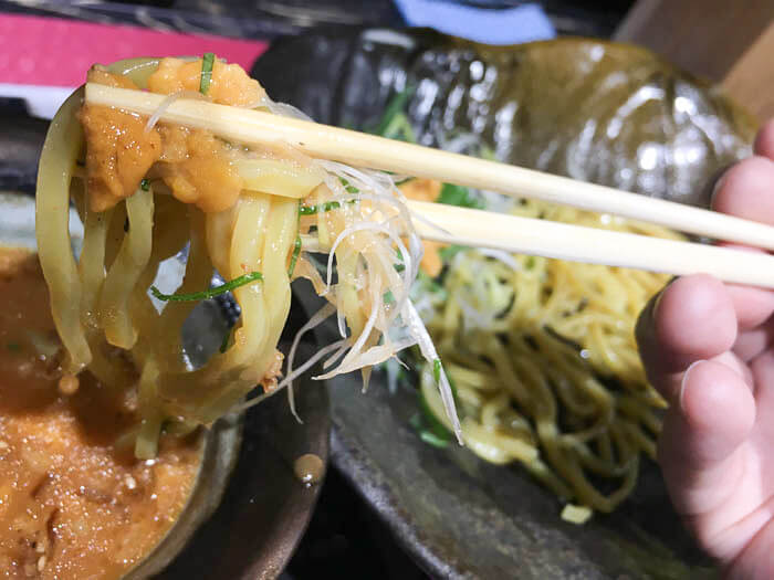 雲丹つけそばのおすすめの食べ方