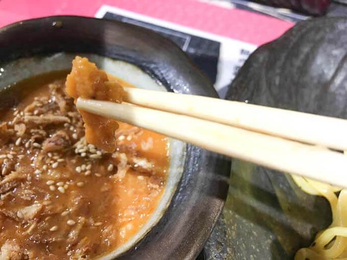 雲丹を使ったつけ汁