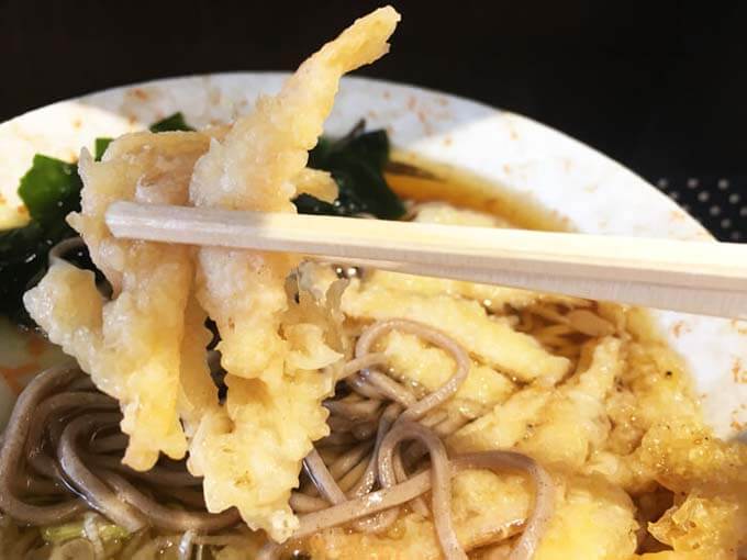 コスパ高めの白えびの天ぷら
