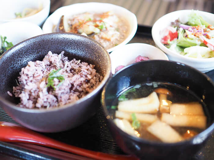 カフェめしA「惣菜3種の定食」
