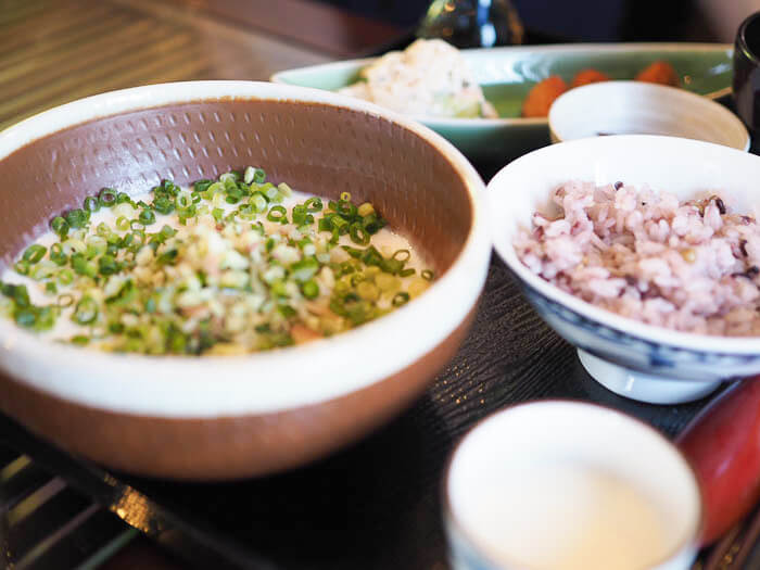 夏限定の冷やし豆腐御前