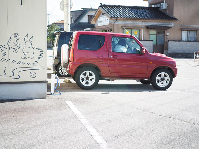 トートーカフェの駐車場