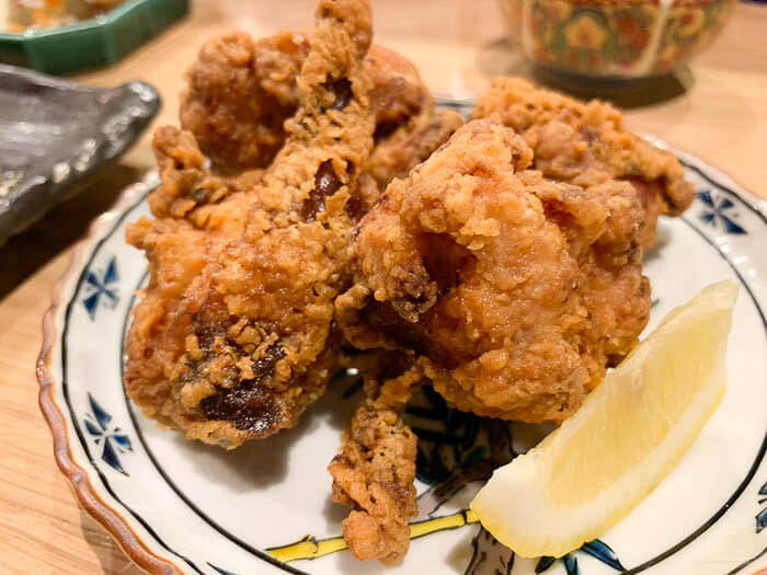 塩麹漬けの鶏の唐揚げ