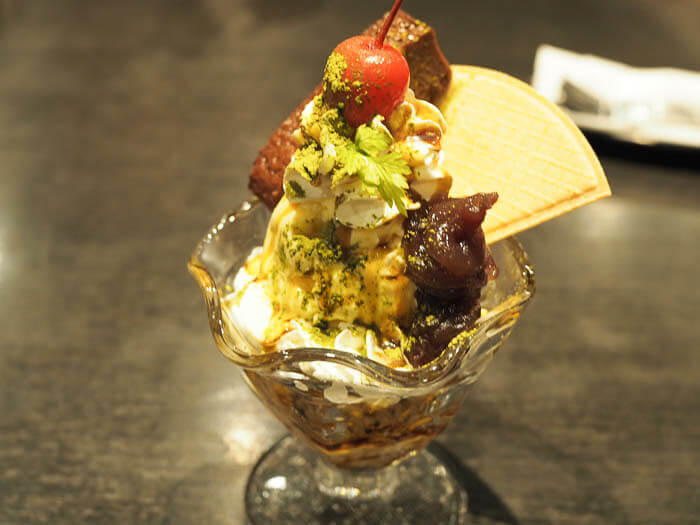 和風抹茶ミニパフェ 450円