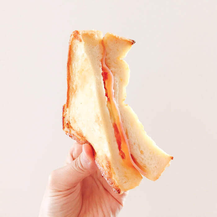 R食パンのクロックムッシュ