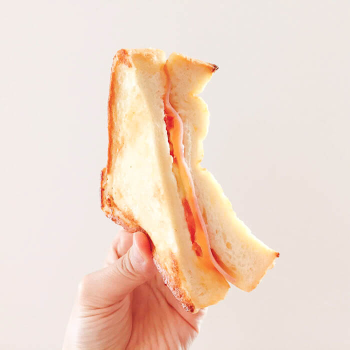 R食パンのクロックムッシュ ¥120
