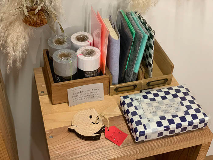 五箇山の和紙を使ったグッズ