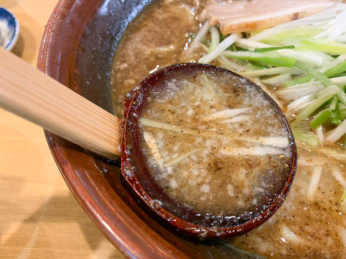 魚介の熱々スープ