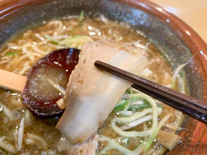 バランスのとれたチャーシュー