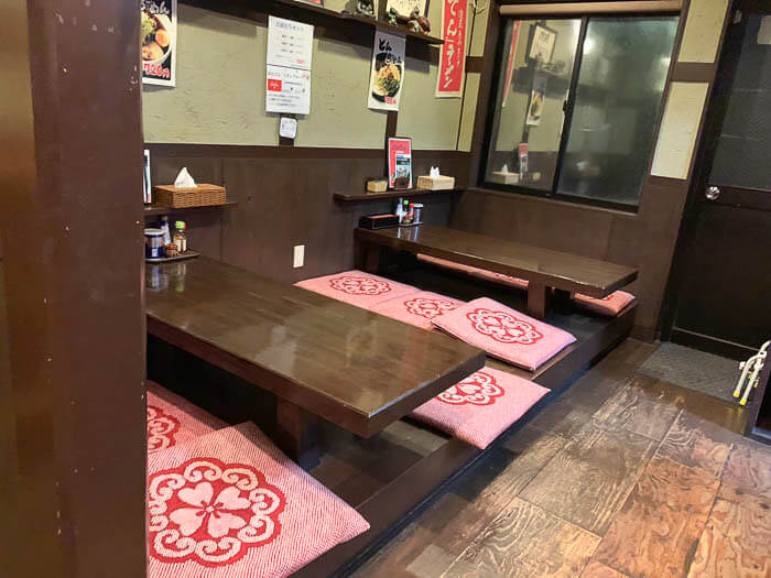 座敷席