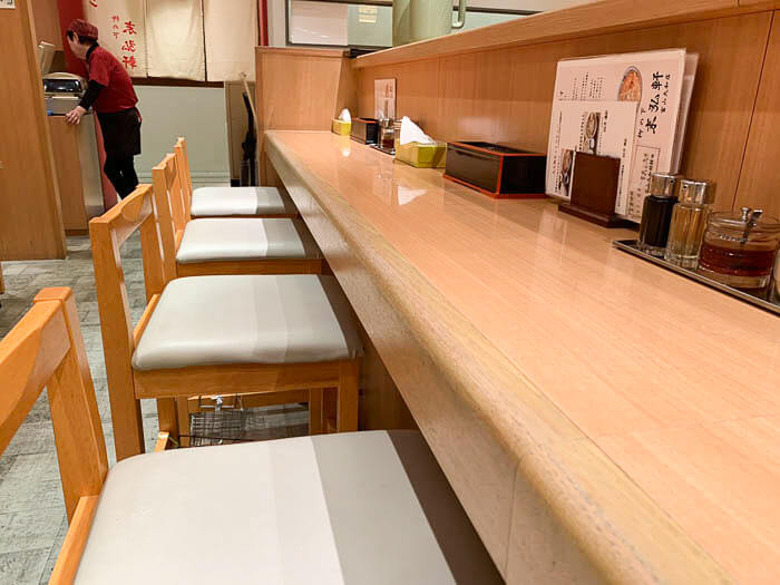 店内のレイアウト