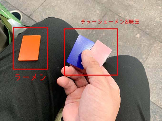 食券を見せよう