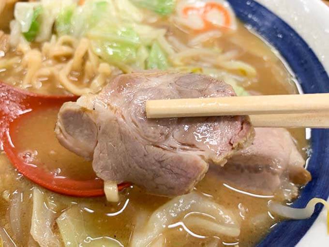 肉々しいチャーシュー