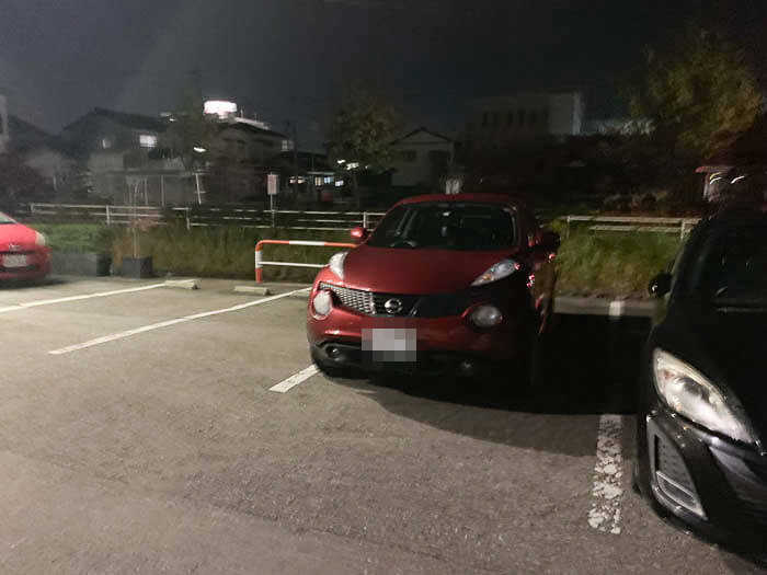 エアーストリームの駐車場