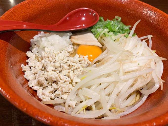 自然派あっさり系のまぜそば