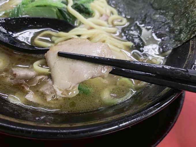 プリッとした食感のチャーシュー