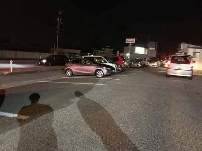 はじめ家の駐車場
