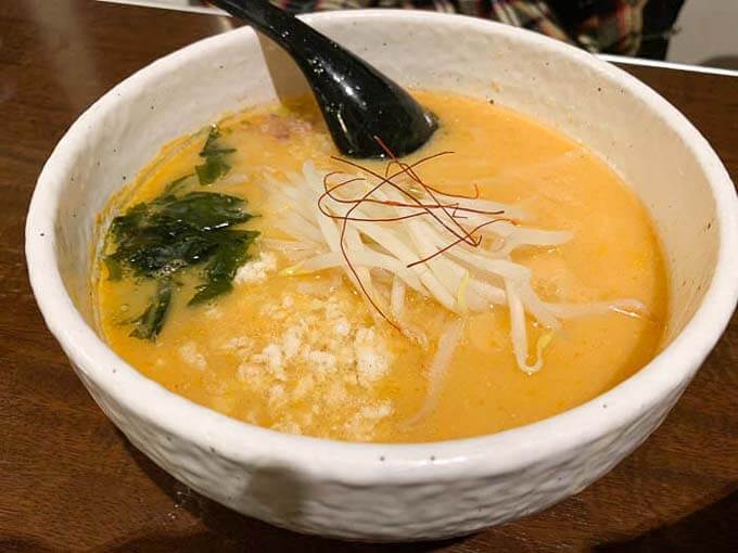 エアーストリームの味噌ラーメン