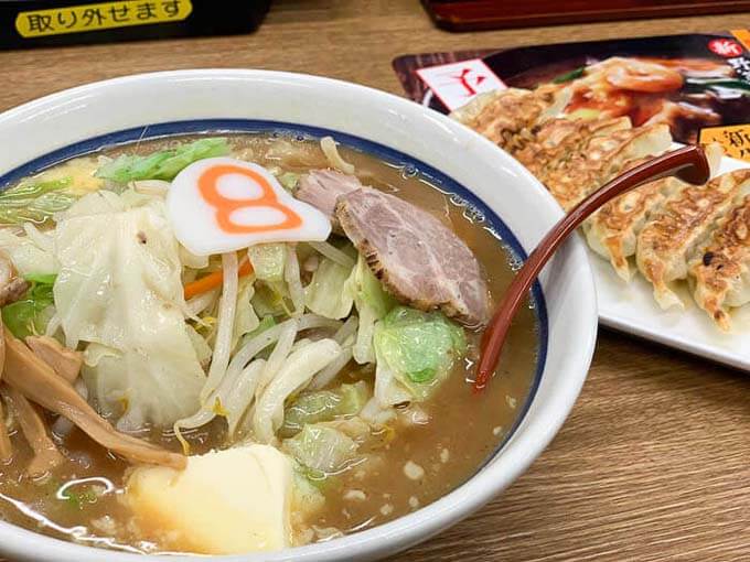8番らーめんの味噌らーめん