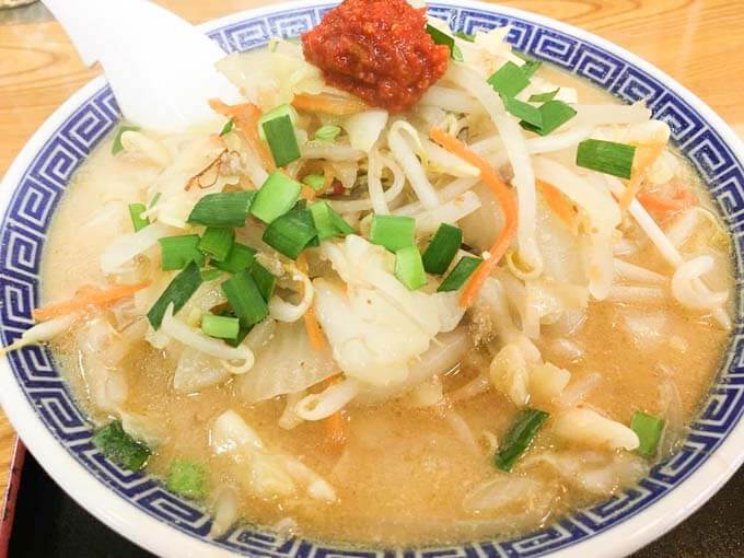 丸超のW野菜味噌らーめん