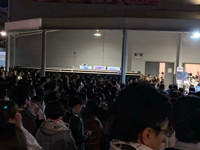 入場前の豊洲PIT