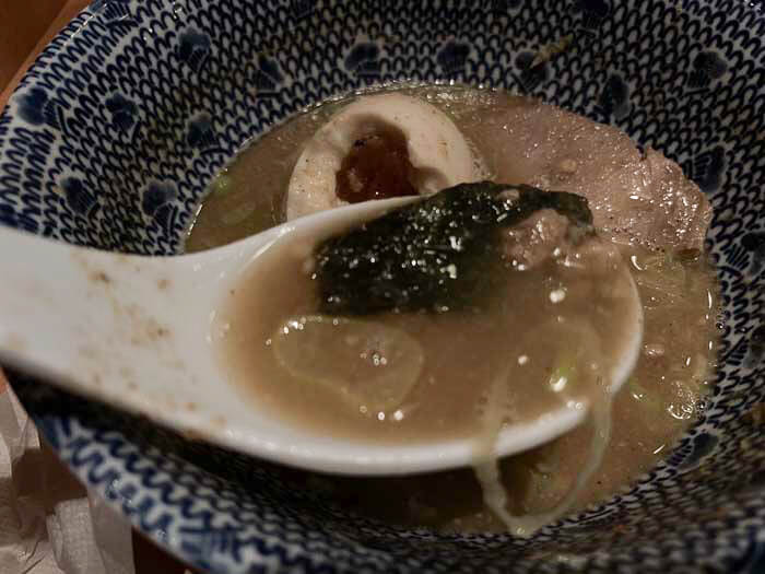 〆はスープ割り