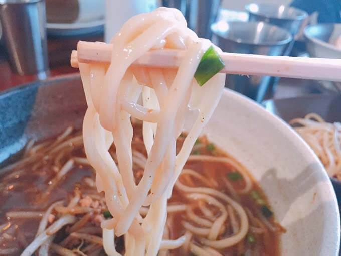 ツルシコ食感の太麺