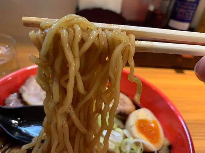 中太のちぢれ麺