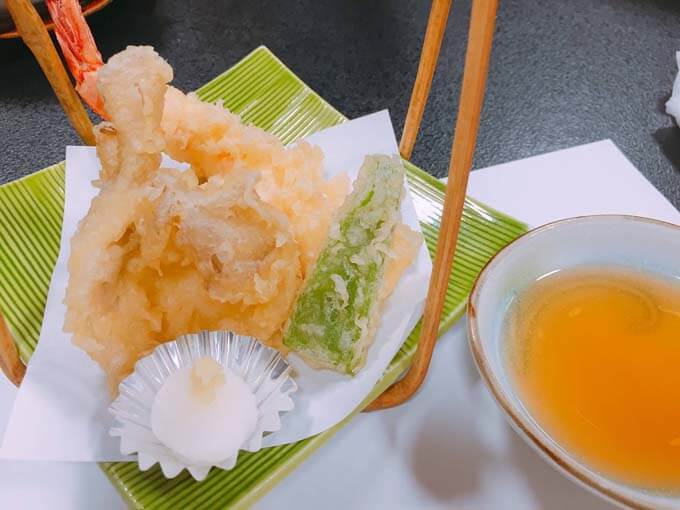 サクサクと揚がった天ぷら