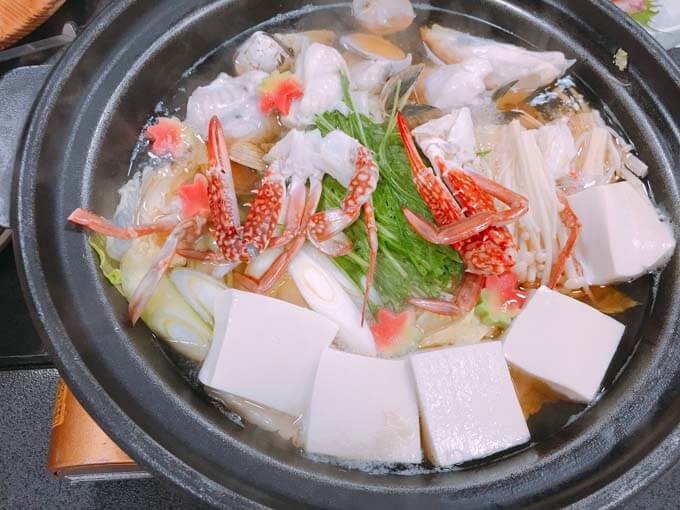 魚介と野菜たっぷりの鍋