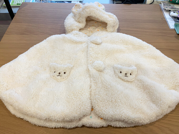 かわいいマントを購入